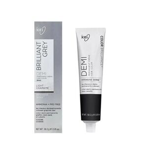 Ion Color‎ Brilliance Demi Permanent Hair Color Light Graphite 8NAV 2.05oz NEW